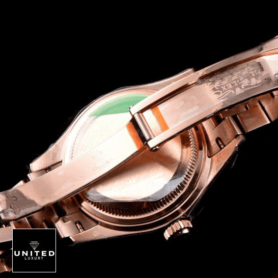 Rolex Lady Datejust Rose Gold 279175 Inspired Open Fold Clasp