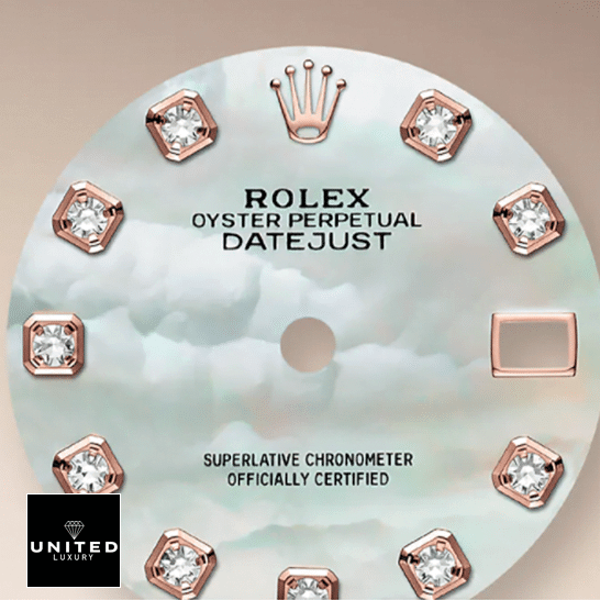 Rolex Datejust 279381RBR Mother Of Pearl with Diamond Set Dial Inspired