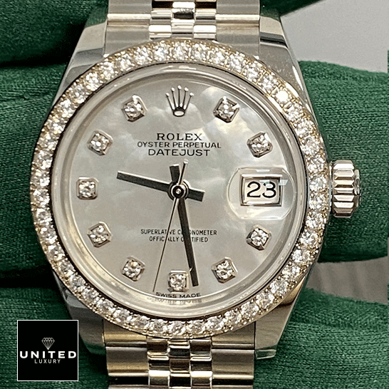 Rolex Datejust 279384RBR Diamond-Set Bezel Inspired