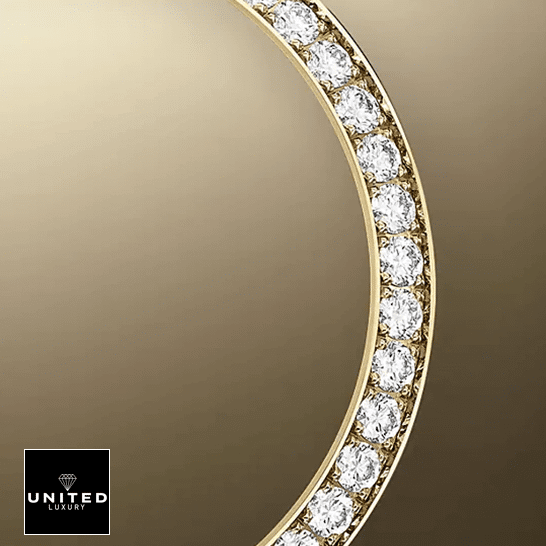 Rolex Datejust Diamond Gold Bezel 178288-0001 Inspired