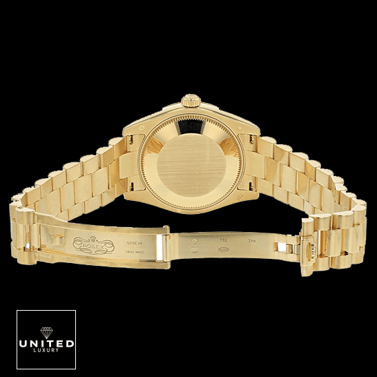 Rolex Datejust Diamond Gold 178288-0001 Inspired open fold clasp