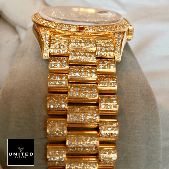 Rolex Datejust 116625 Yellow Gold with Diamond Bracelet Inspired