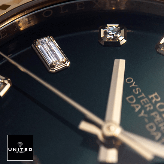 Rolex Day-Date 36 128235-0037 Inspired Brown Ombre with Diamonds Dial