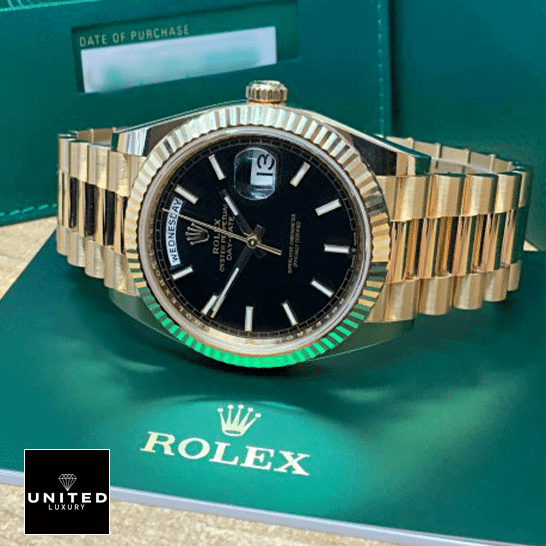 Rolex Day-Date 228235 Black Dial Inspired
