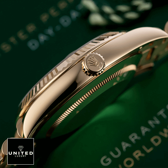 Rolex Day-Date 228238 Inspired Yellow Gold Case & Crown Pusher