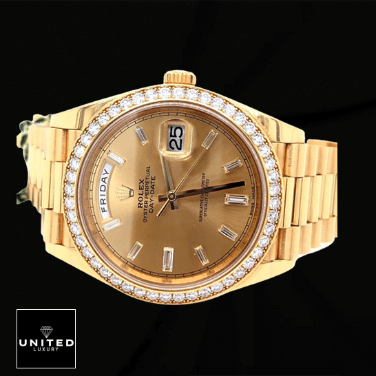 Rolex Day-Date 228348RBR KW Champagne Dial Inspired