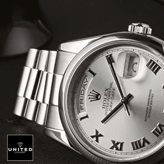 Rolex Day-Date II 218239 White Romen Numerial Dial Inspired