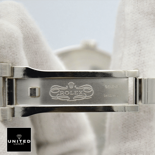Rolex Day-Date II Stainless Steel 218206 Inspired Open Clasp