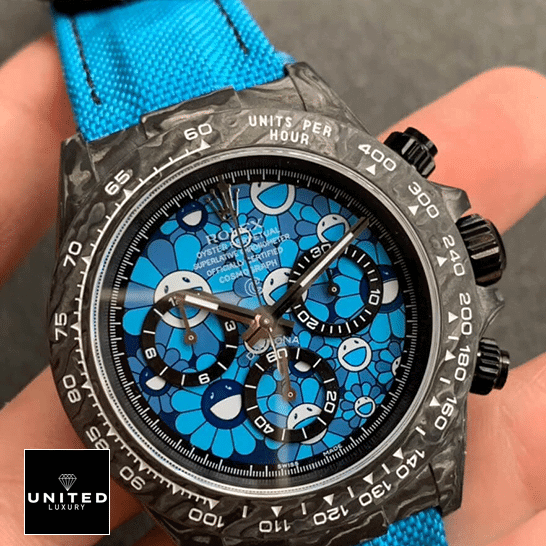 Rolex Daytona Cosmograph Automatic Blue Sun Flower Pattern Dial Inspired