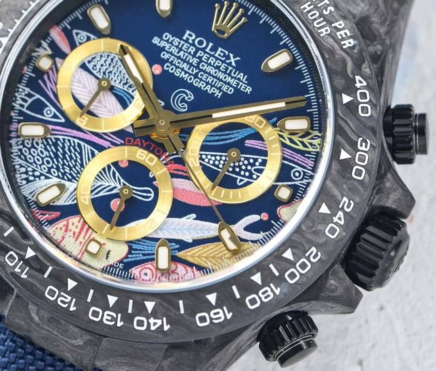 Rolex Daytona Color Fish Pattern Dial 2071401 Inspired