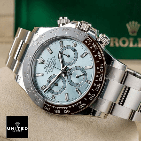 Rolex Daytona Cosmograph 116506 S.Steel Oyster Bracelet Black Bezel Inspired
