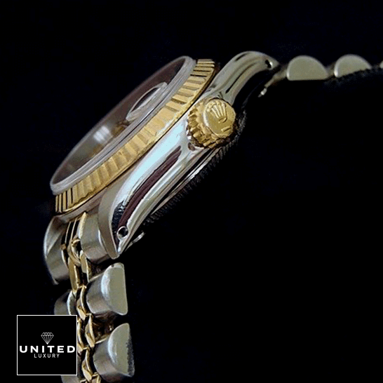 Rolex Datejust 69173 Stainless Steel Inspired side distant view