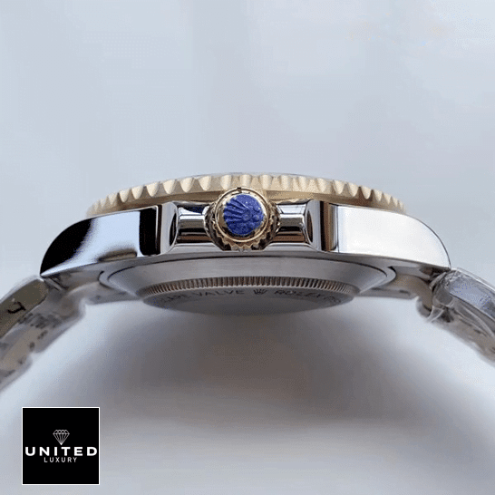 Rolex Sea-Dweller 126603-0001 Inspired Gold Crown Pusher