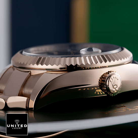 Rolex Sky-Dweller 326935-0007 Rose Gold Case & Crown Pusher Inspired