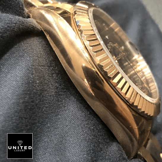 Rolex Sky-Dweller Chocolate 326935-0003 Rose Gold Case Inspired
