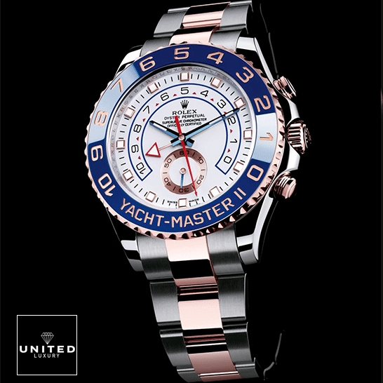 Rolex 116681 Yacht Master Inspired black background