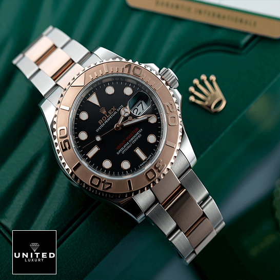 Rolex Yacht Master 116621 Black Dial Oyster Inspired on the rolex box