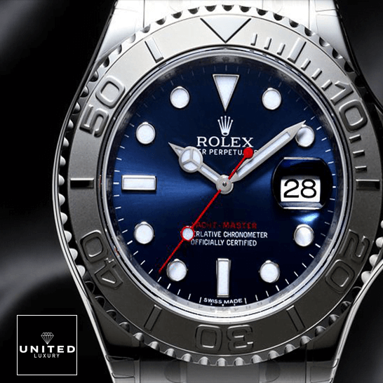 Rolex 116622 Steel Platinum Blue Dial Inspired black