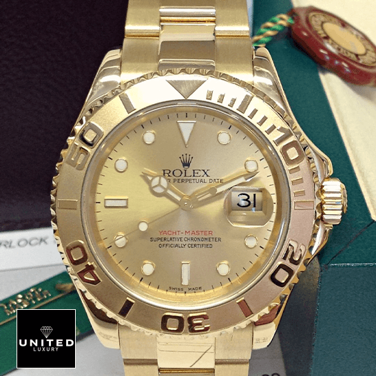 Rolex Yacht-Master 16628 Champagne Dial Oyster - Luxury Homage Submariner – High-Quality Automatic Watch