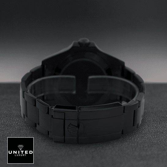 Rolex Yacht Master Triple Red Titan Black Inspired upside view