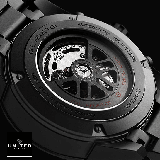 Tag Heuer Carrera Stainless Steel Case Inspired upside view