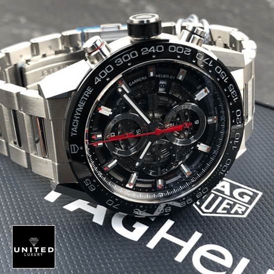 Tag Heuer Calibre Carrera Heuer 01 Black Bezel Inspired on the box