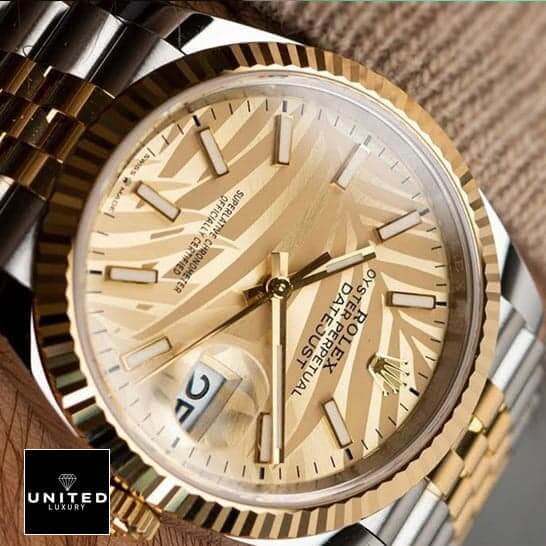 Rolex Datejust 36 126231-0033 Yellow Gold Dial Inspired